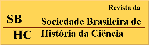 Revista da Sociedade Brasileira de Histria da Cincia